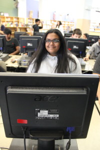 Anjali Ramnarine is a Grade 9 Student partaking in the Hour of Code