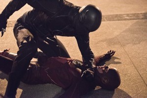 The fight between Barry and Zoom